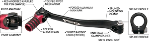 Palanca de Cambios Yamaha XTZ 250