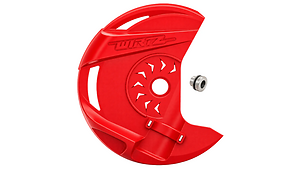 Cubre Disco Delantero Wirtz para Honda Tornado XR 250 Rojo