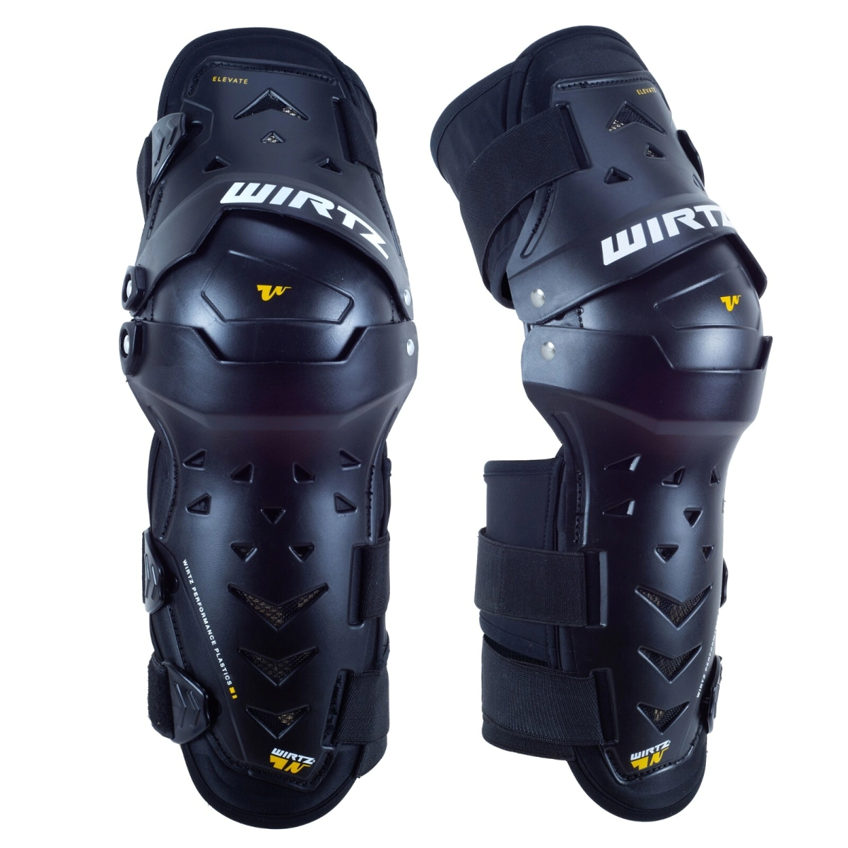 Rodillera Articulable Wirtz Elevate Negra Talle L/XL