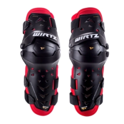 Rodillera Articulable Wirtz Elevate Negro Rojo Talle S/M