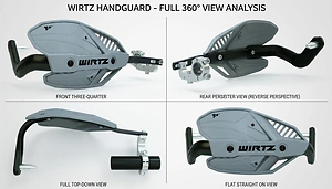 Cubremanos Wirtz Shock Armor Tornado XR 250 XR 300 KLX 300