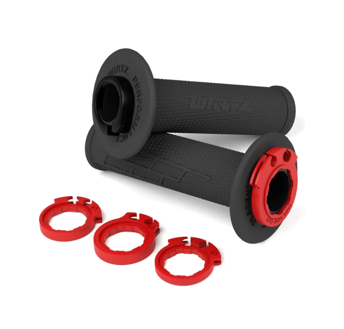 Pu�os de Moto Lock On CRF KXF KLX 300R KLX300L RMZ KTM YZF Negro