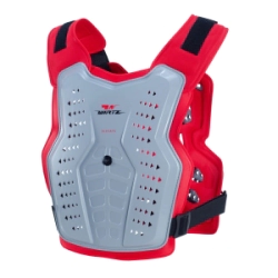 Pechera Elevate Gris/Rojo Enduro Motocross MTB Downhill