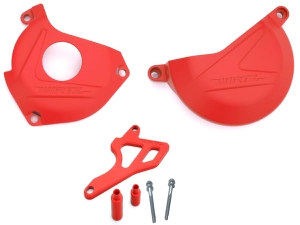 Tapas de Motor de Encendido y Embrague + Cubre Pi�on Wirtz para Honda Tornado XR 250