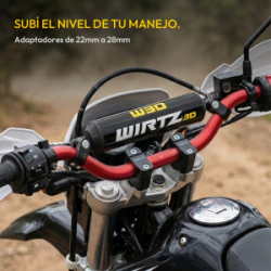 Adaptador Manubrio 22mm a 28,6mm Para Manubrio Fatbar Tornado XR 250 XR 300L KLX 300