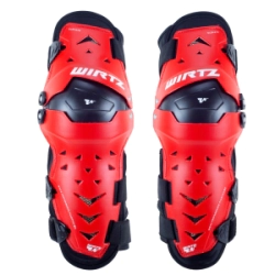Rodillera Articulable Wirtz Elevate Rojo Negro Talle S/M