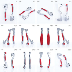 Manijas Honda Tornado XR 250 XR 300L XR 190L XR 125L XR 150L XRE300 FALCON de Freno y Embrague con Grip