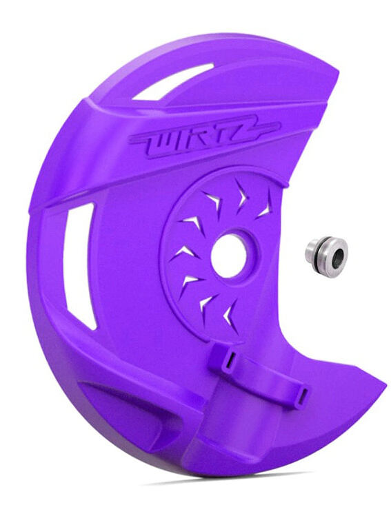 Cubre Disco Delantero Wirtz para Honda Tornado XR 250 Purpura