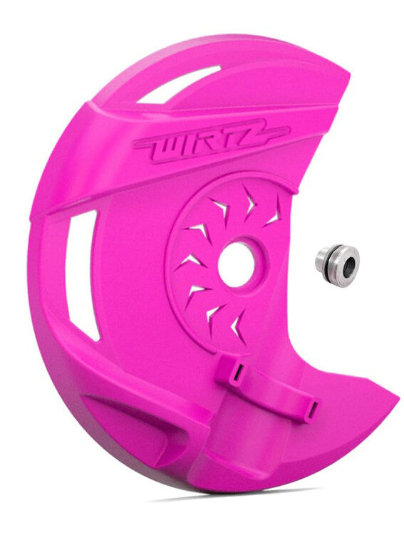 Cubre Disco Delantero Wirtz para Honda Tornado XR 250 Rosa