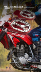 Pedalines Honda Tornado XR 250 XR 300 CRF 230 Anchos Wirtz